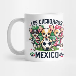 Chihuahua Soccer Futbol Los Cachorros Mexico #1 Mug